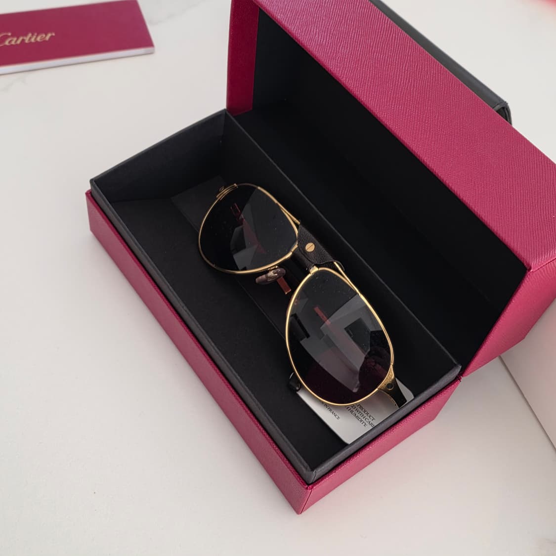 Cartier 까르띠에 산토스 클래식 투브릿지 보잉 선글라스 상품이미지4