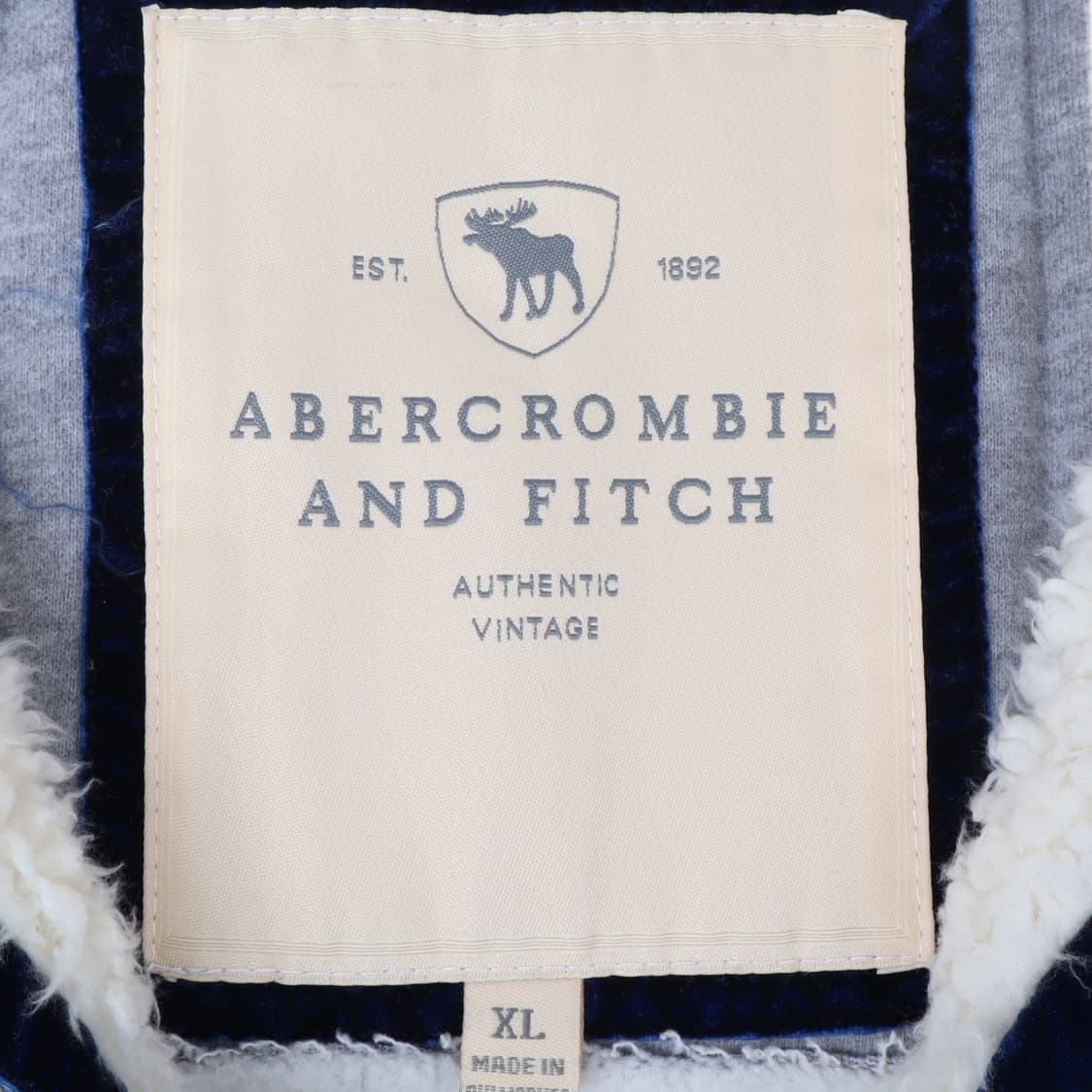 아베크롬비 그레이 쉐르파 후드집업 상품이미지9