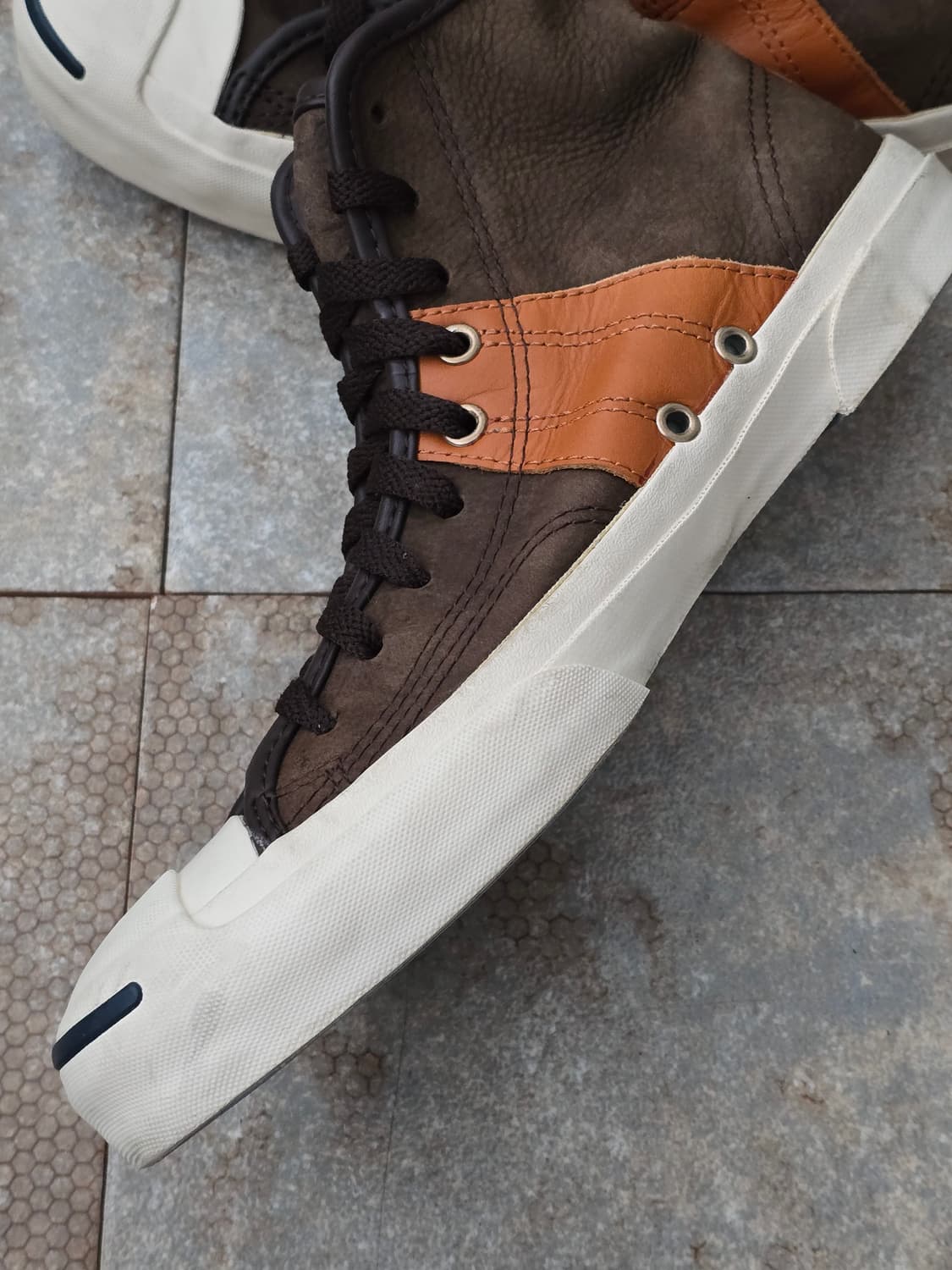 (260)컨버스 잭퍼셀 레더 하이  상품이미지7