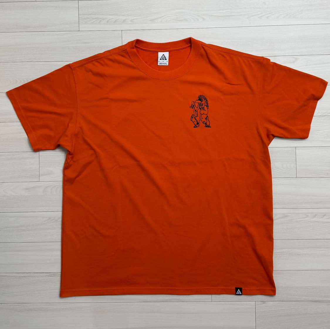 나이키 ACG 트롤 오렌지 반팔 티셔츠 US XL 상품이미지1