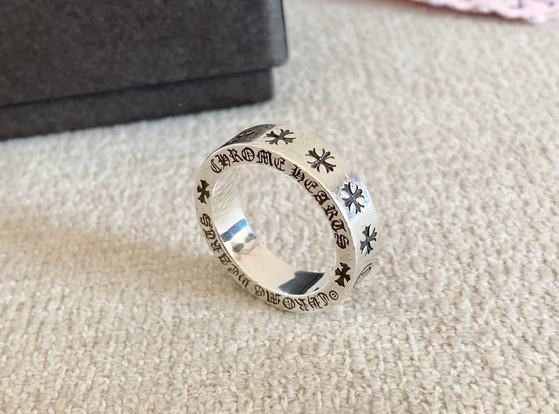 크롬하츠 포에버링 19호 실버 정품 상품이미지5