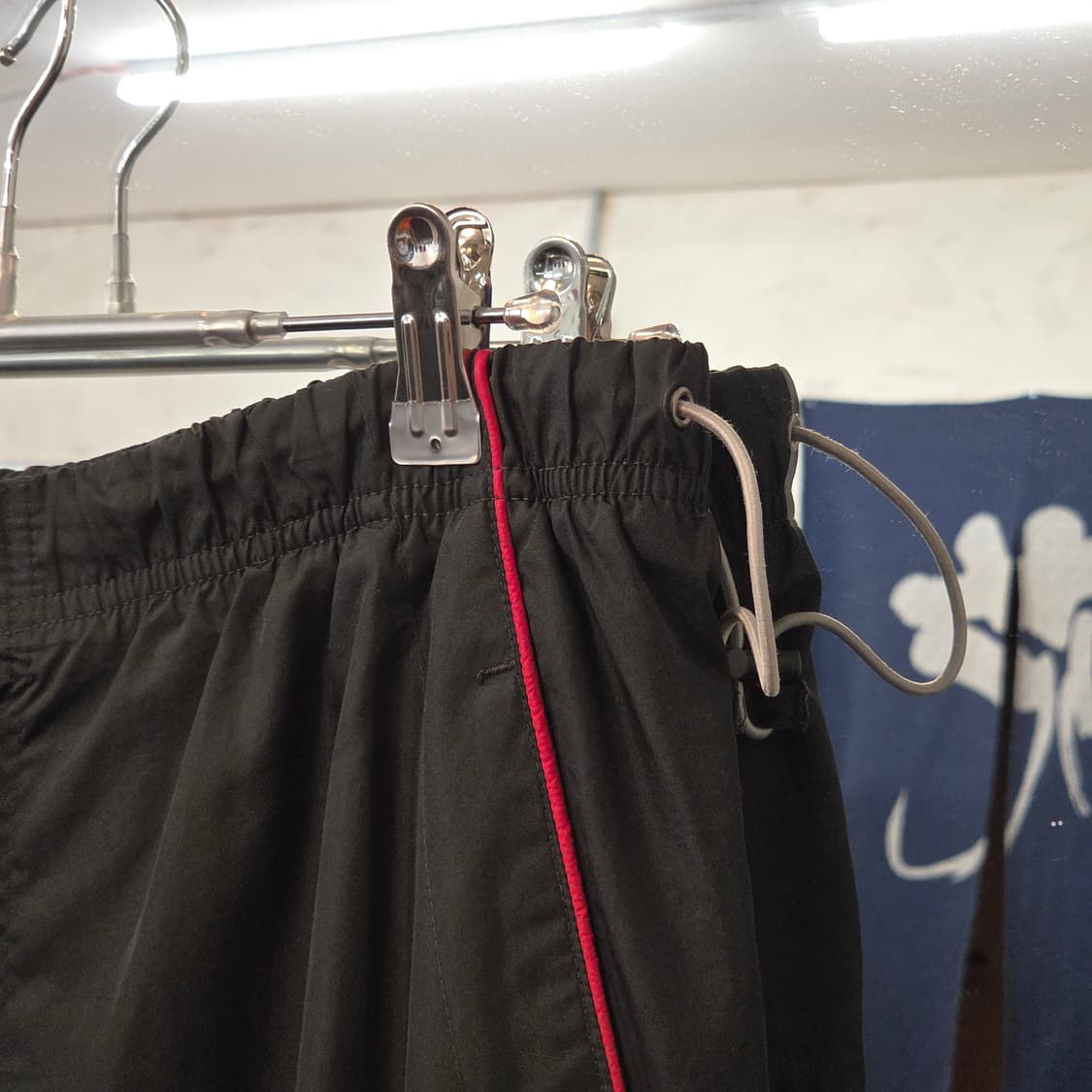 나이키 재팬 블랙 바람막이 트랙 팬츠 상품이미지3