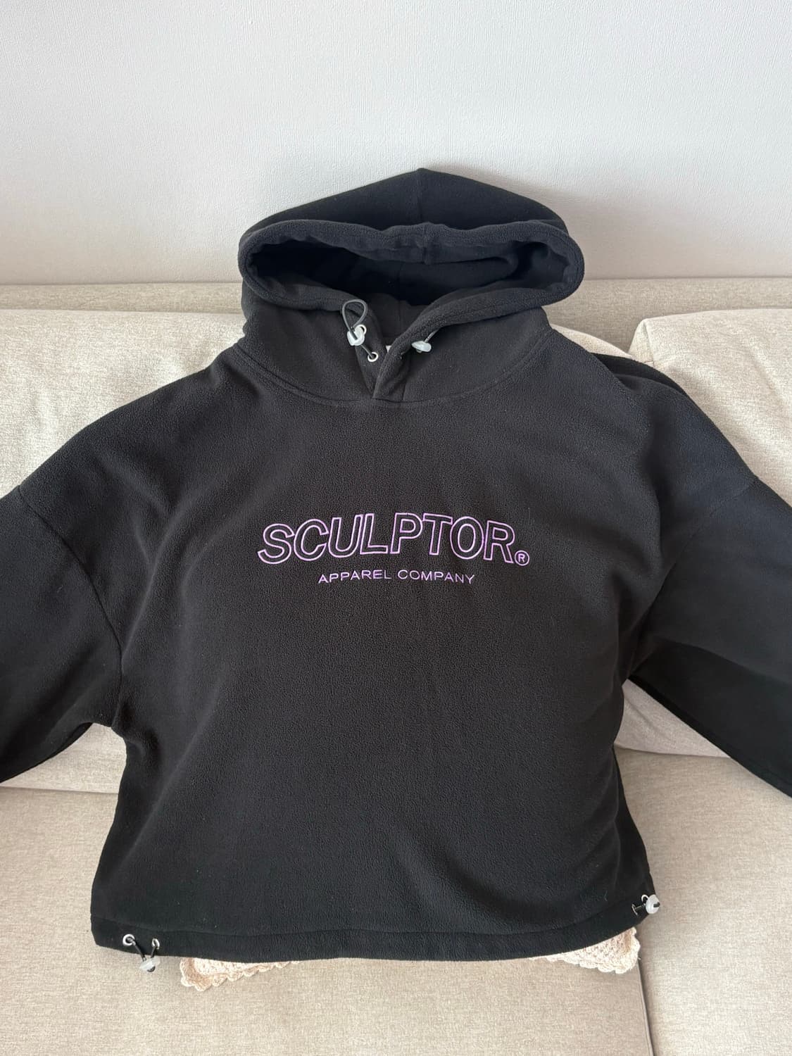 스컬프터 후리스 후드티 M 상품이미지2