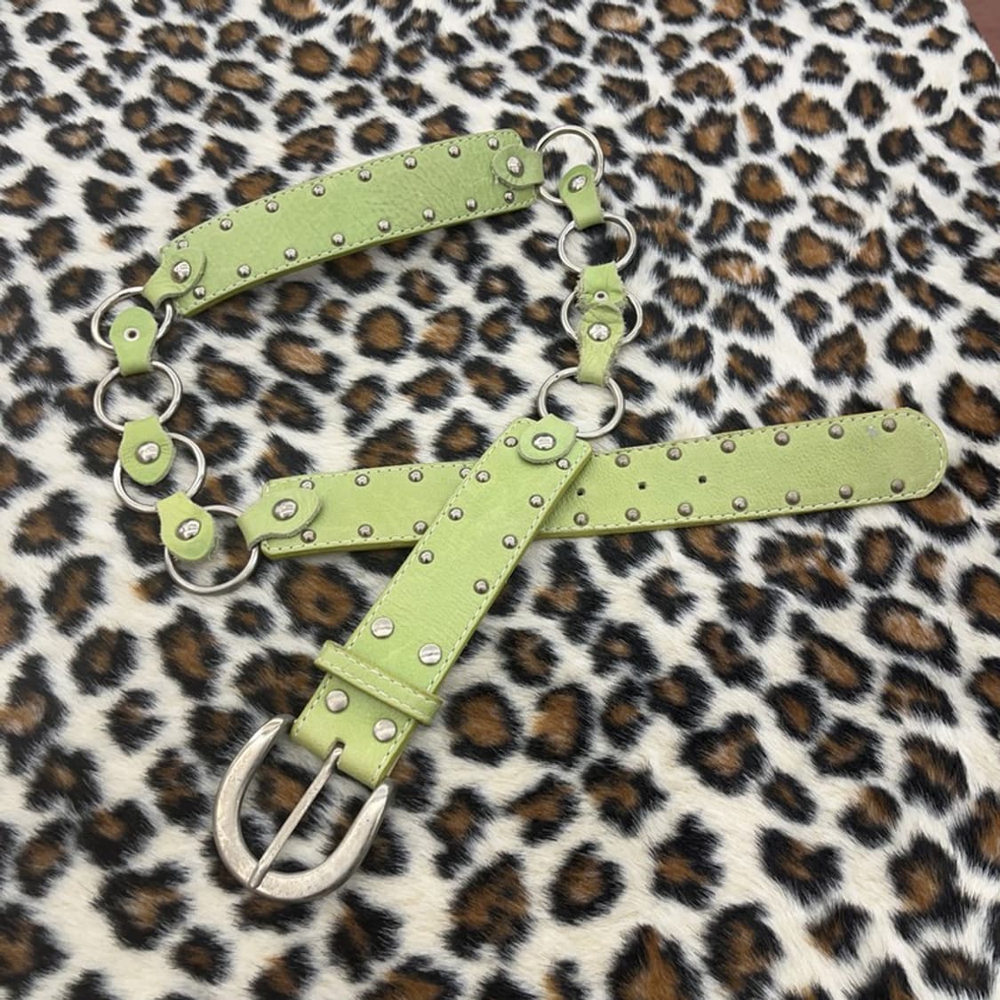 빈티지 컨트리 스트릿 카우걸 체인 벨트 C09648 상품이미지3