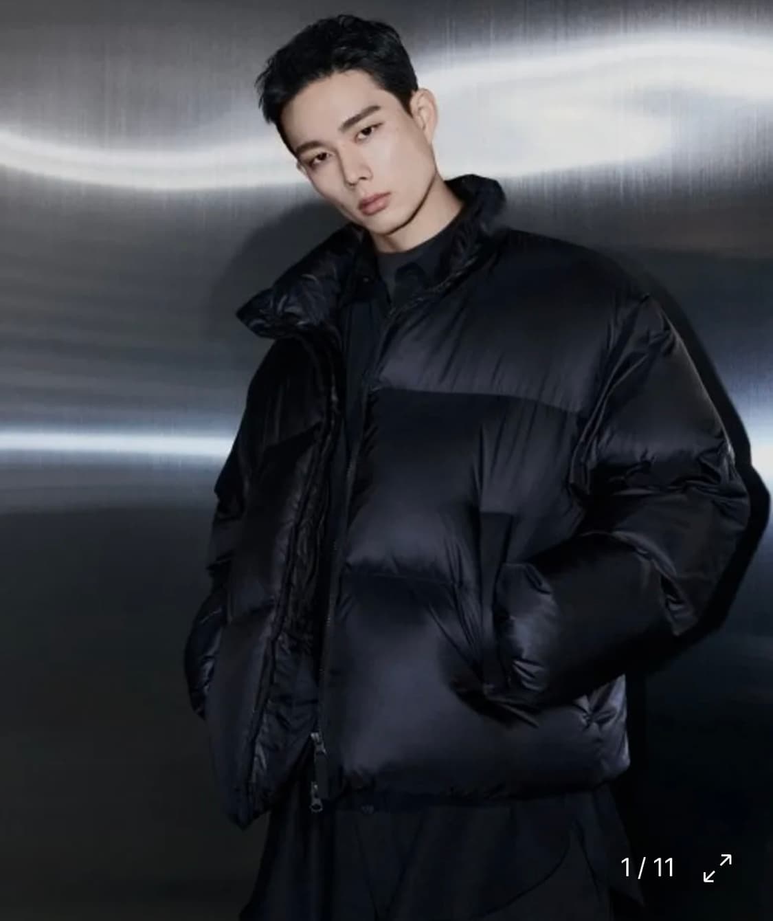 무탠다드 립스탑 다운 푸퍼 숏패딩 XL 상품이미지1