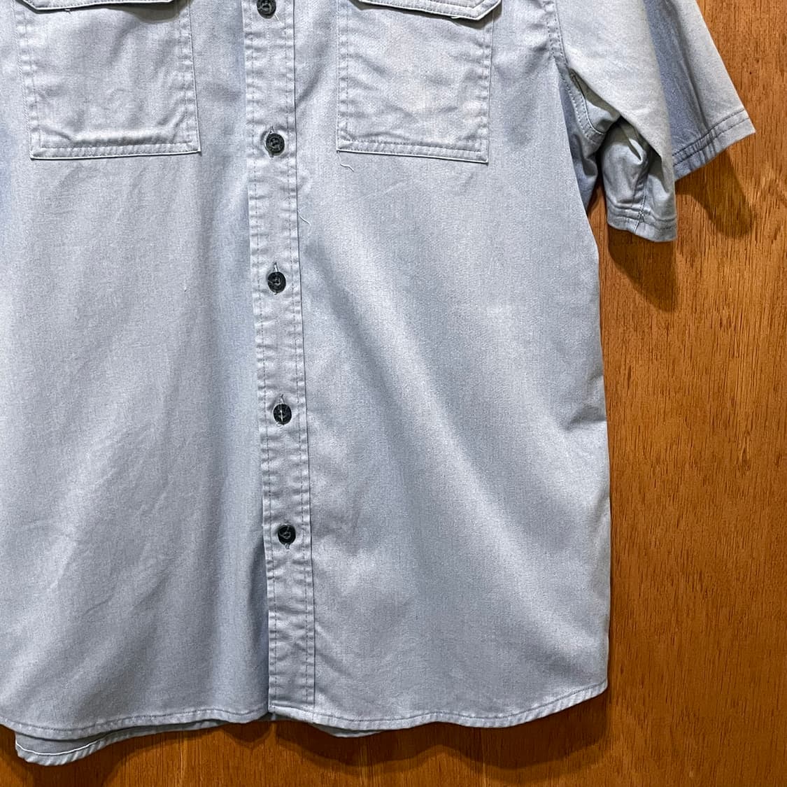(M) Wrangler 랭글러 솔리드 반팔 셔츠    상품이미지3