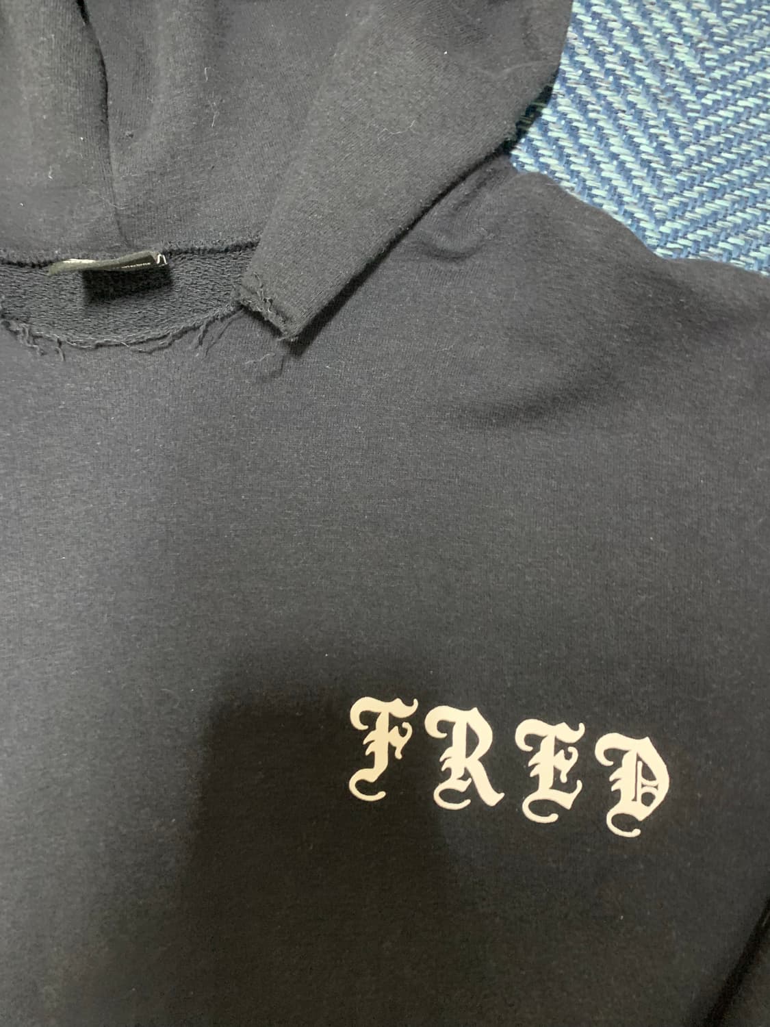 헤리티지플로스 알프레드 빈티지 후드 블랙 m 상품이미지2