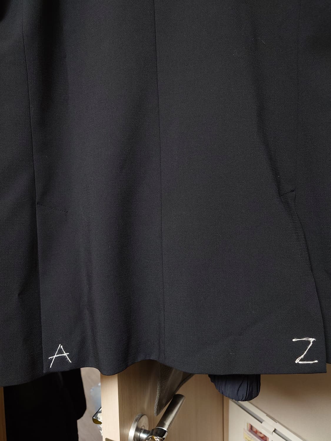 [M, 미품] 자라 x 아더에러 오버사이즈 스티치 블레이저 자켓 블랙 상품이미지4