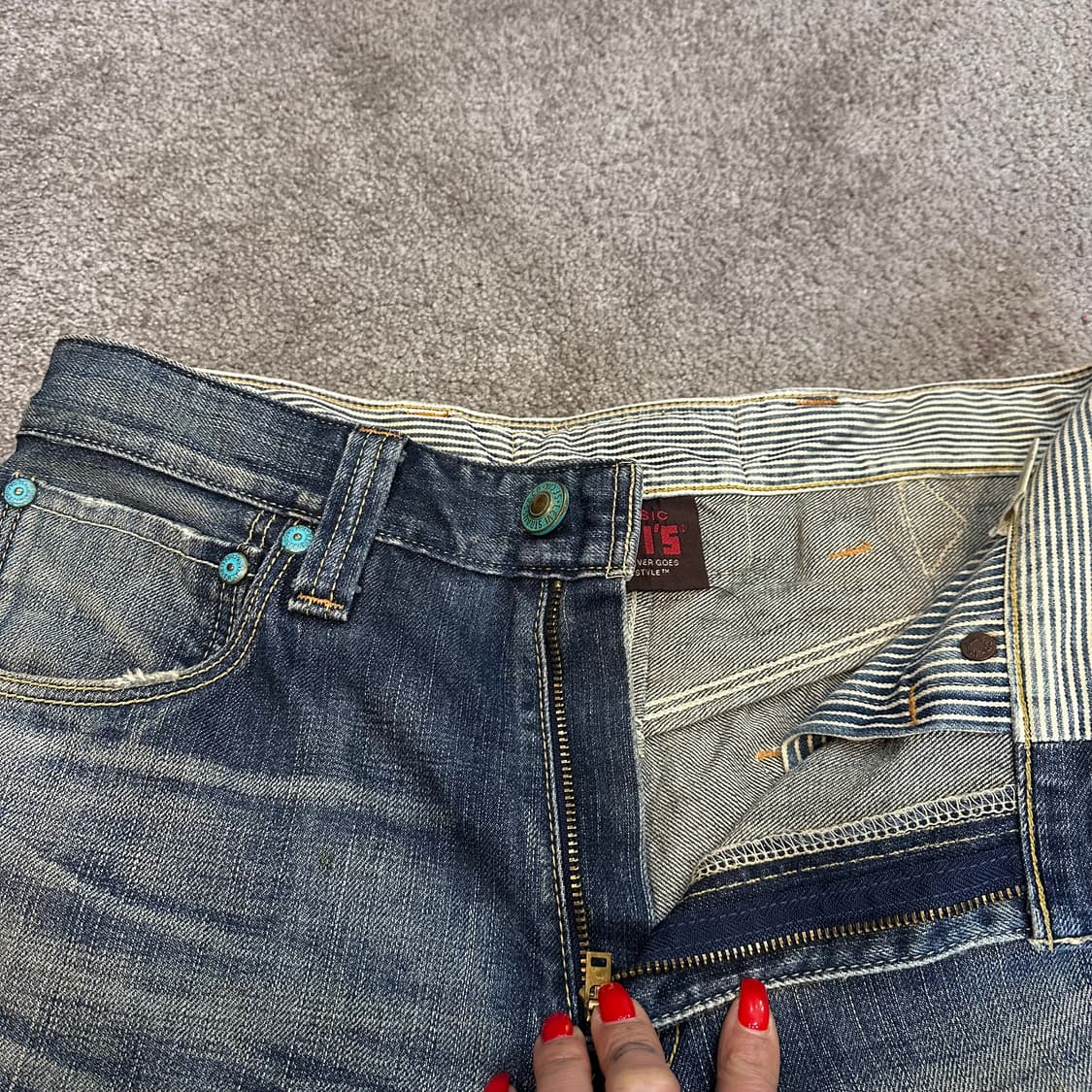 리바이스503 클래식 신치백 데님(32) 상품이미지6