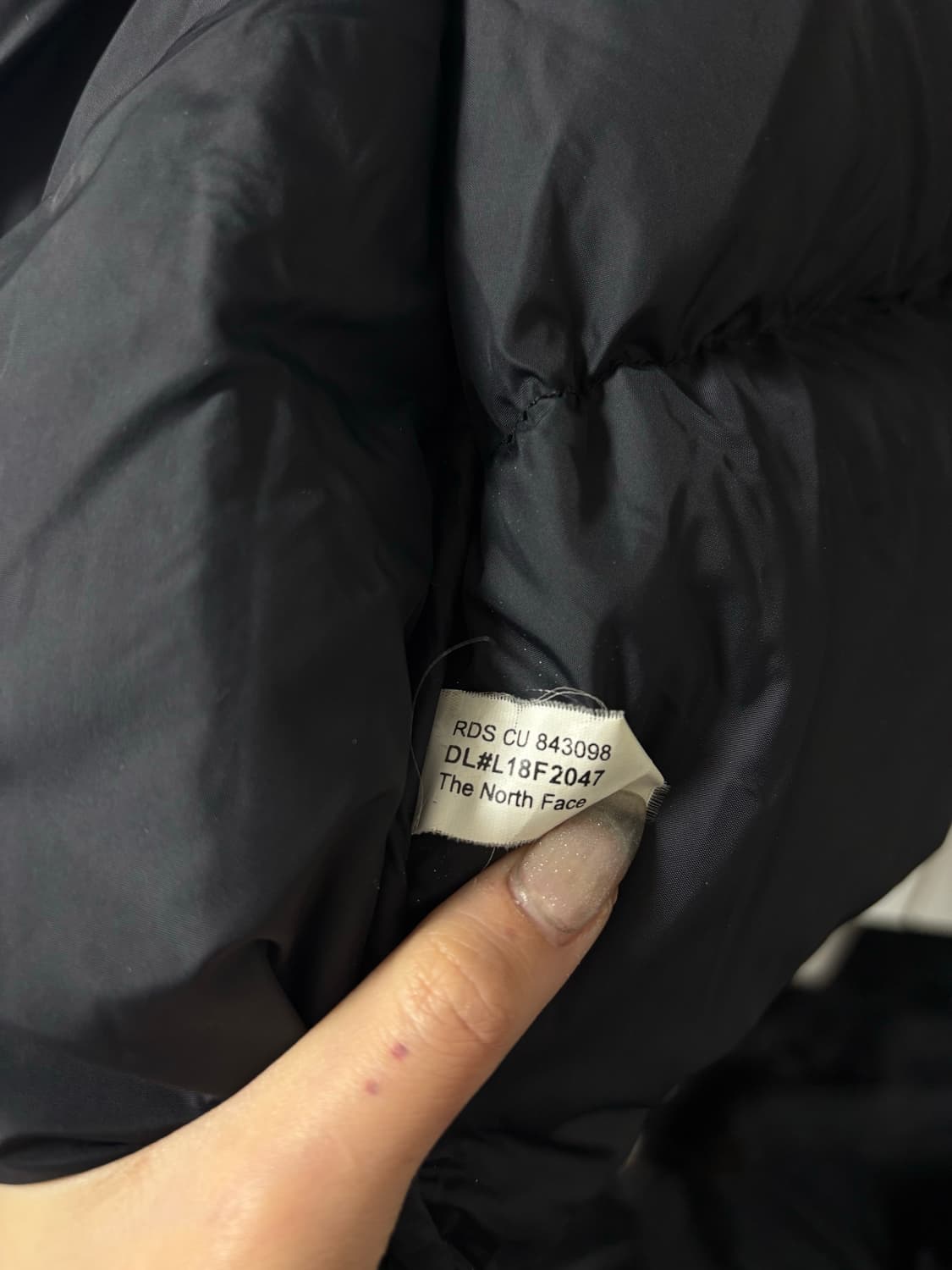 노스페이스 눕시 패딩 블랙 S (85) 상품이미지8