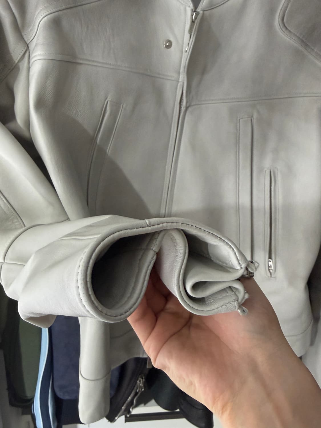 Yiyae 이예 바이커 자켓 가죽 자켓 상품이미지4