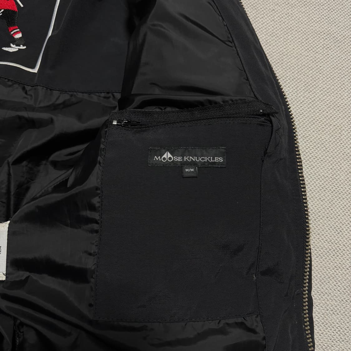 무스너클 쓰리쿼터 퍼 후드 패딩 자켓 상품이미지3