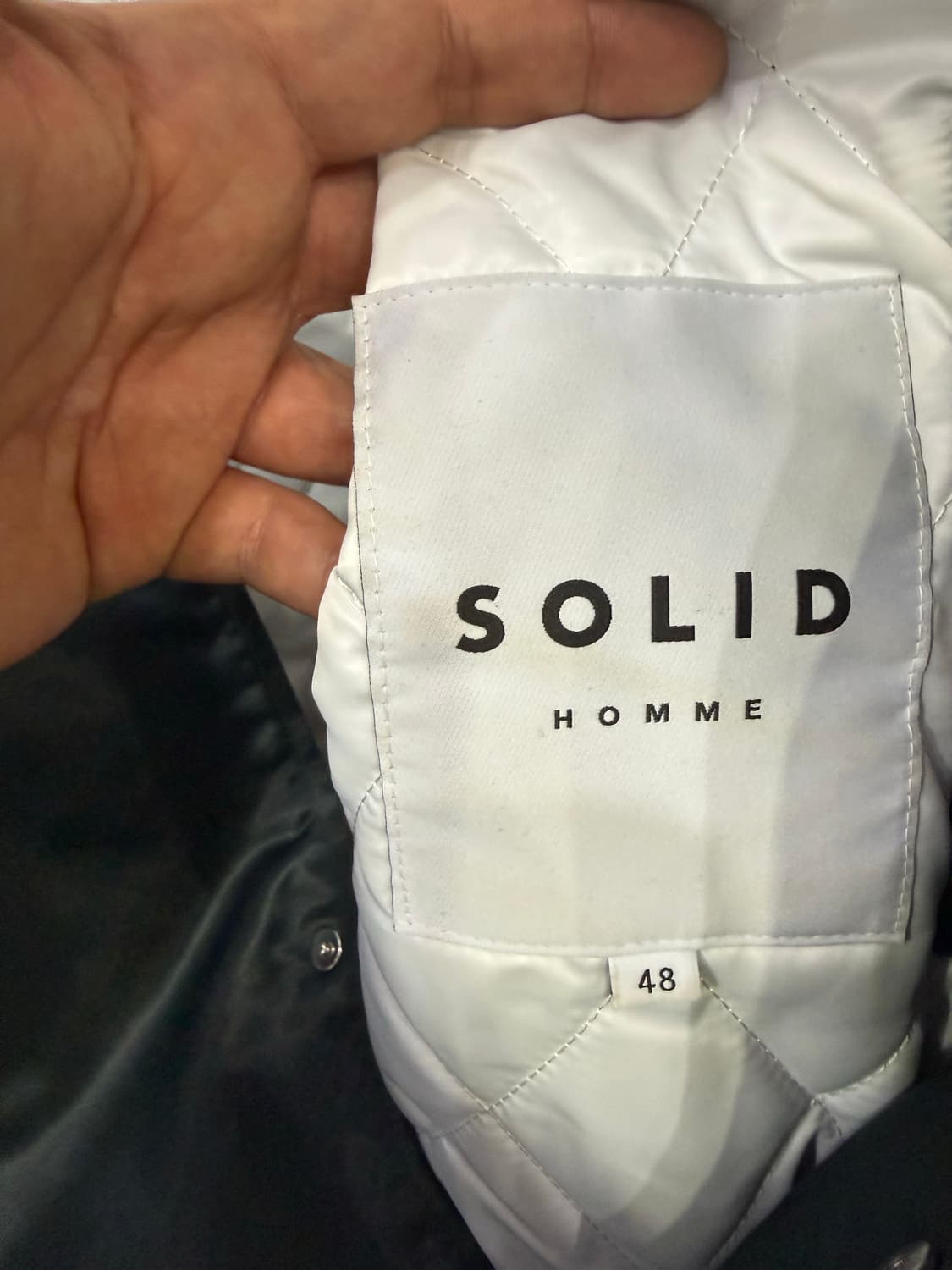 솔리드옴므 백로고 바시티 그린 48사이즈 상품이미지4