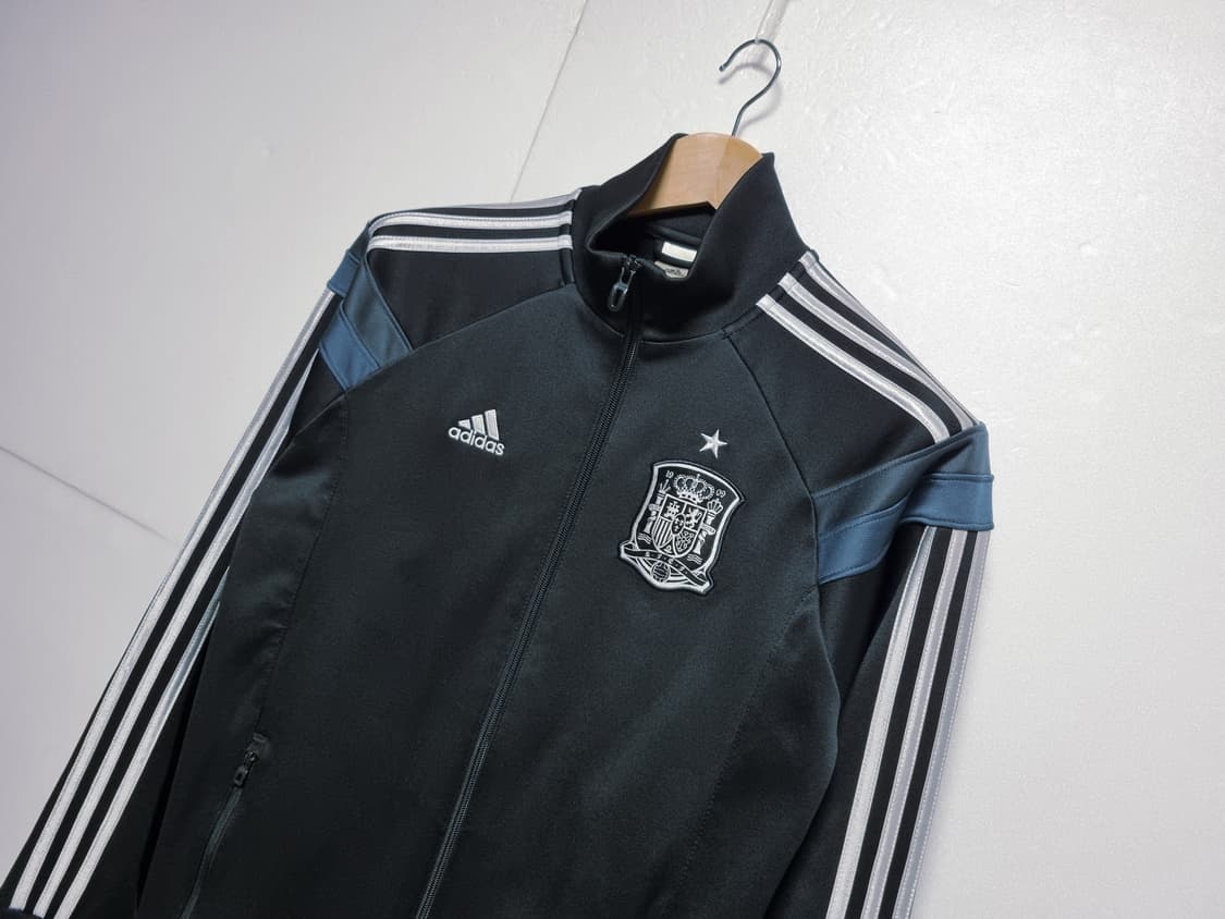 남성 레어 아디다스 스페인 앤섬 검정 트랙탑 져지 저지 트레이닝복 축구복 상품이미지1