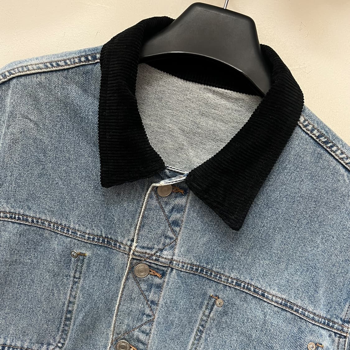 앤더슨벨 인사이드아웃 데님 트러커 자켓 L 상품이미지3