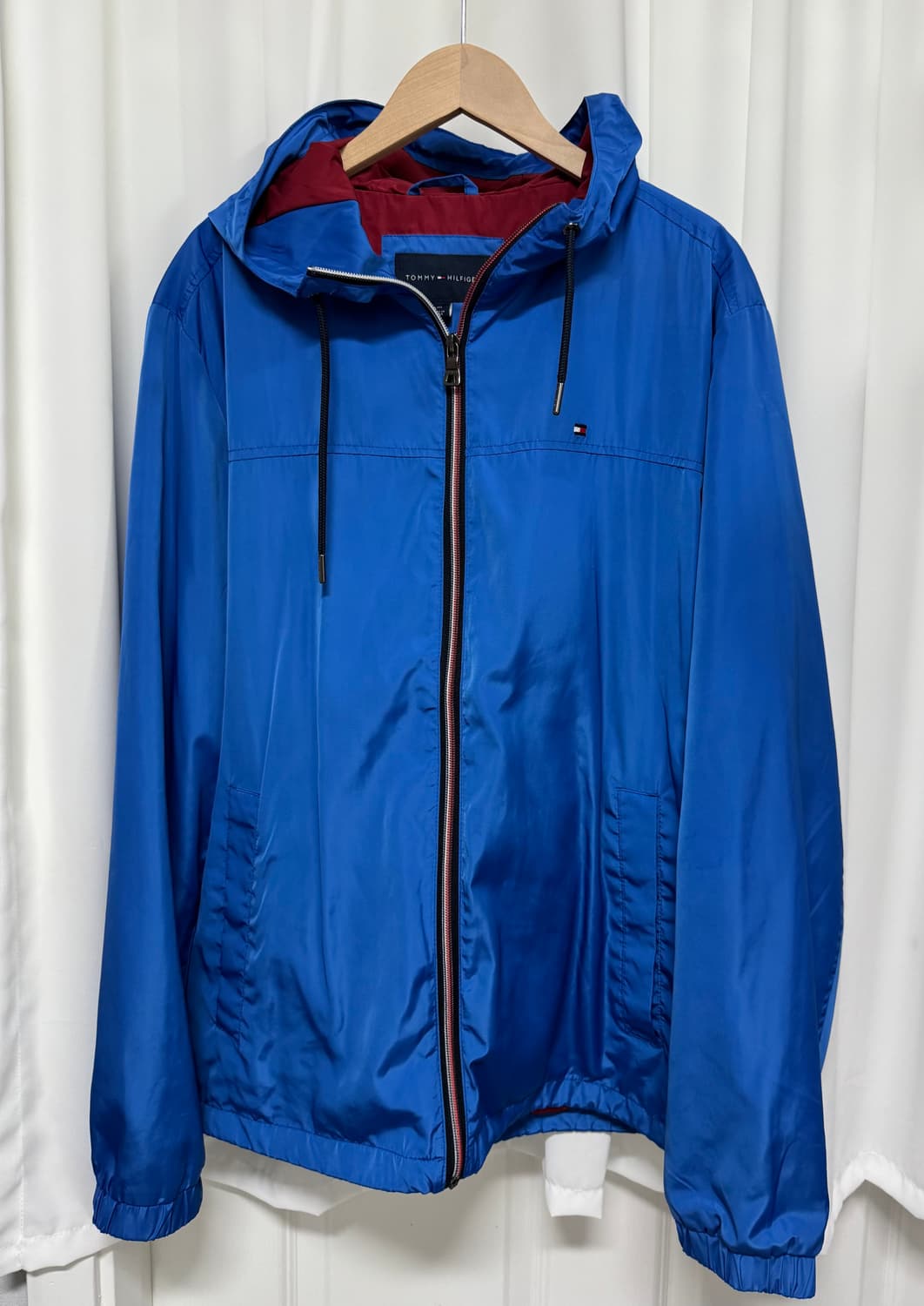 타미힐피거 블루 바람막이 자켓 상품이미지3