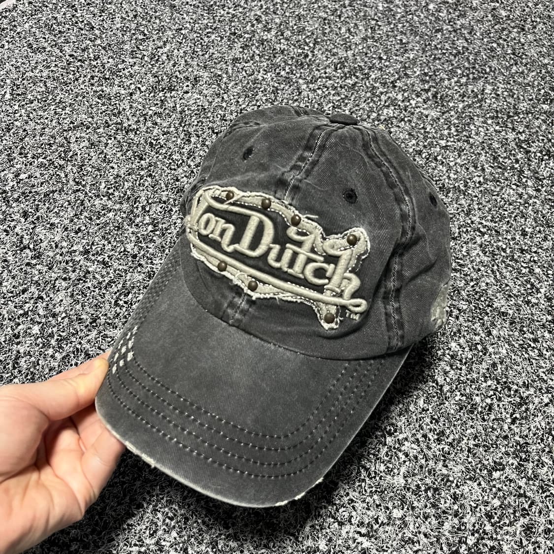 본더치 von dutch 워싱 데님 볼캡 상품이미지2