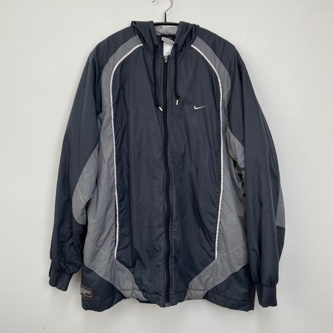 나이키 Nike 차콜그레이 배틀그라운드 후드 바람막이 집업 XL 상품이미지1