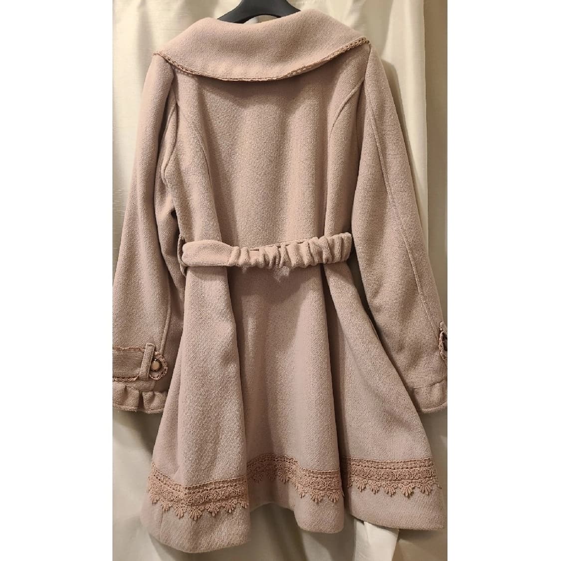 리즈리사 엑시즈팜 히메갸루 로즈 코트 라떼갸루 빈티지 모리걸 상품이미지2