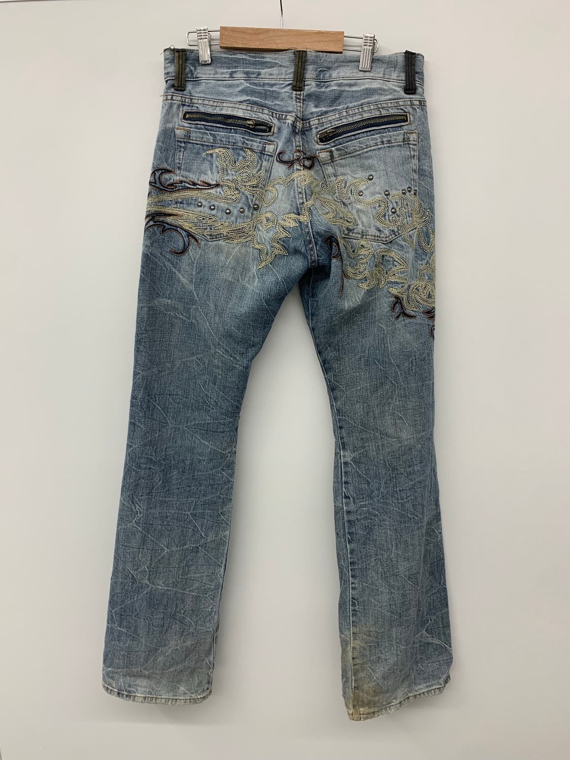 재패니즈 오리엔탈 y2k 자수 데님 상품이미지5