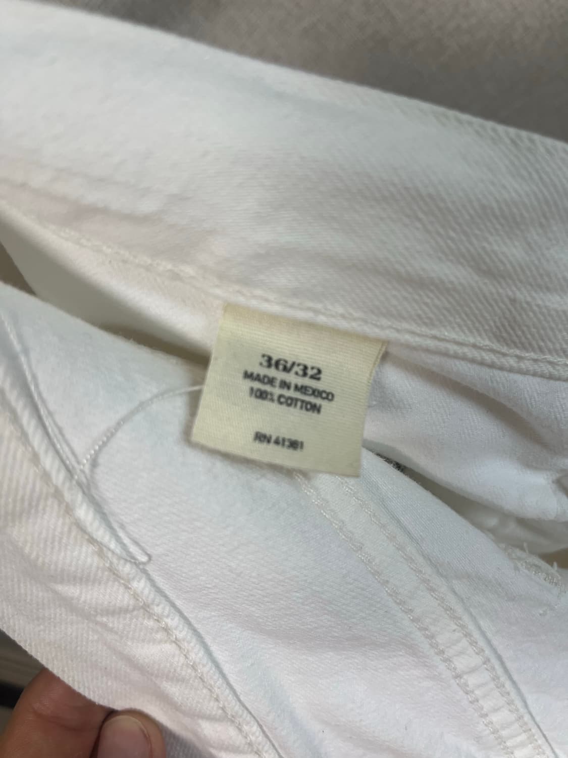 폴로 베릭슬림 36사이즈 화이트진 상품이미지4