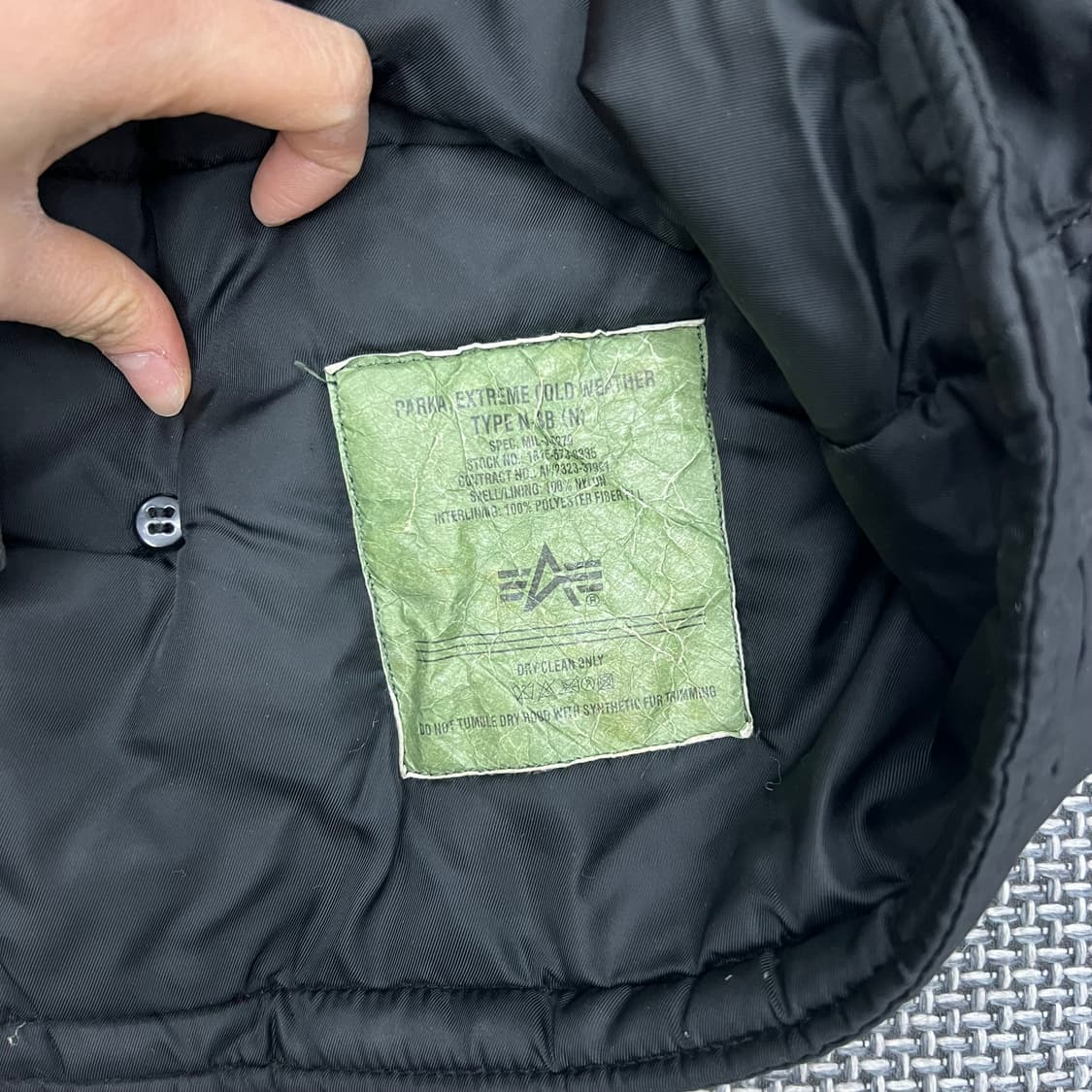 알파인더스트리 n3b 파카 블랙 상품이미지7