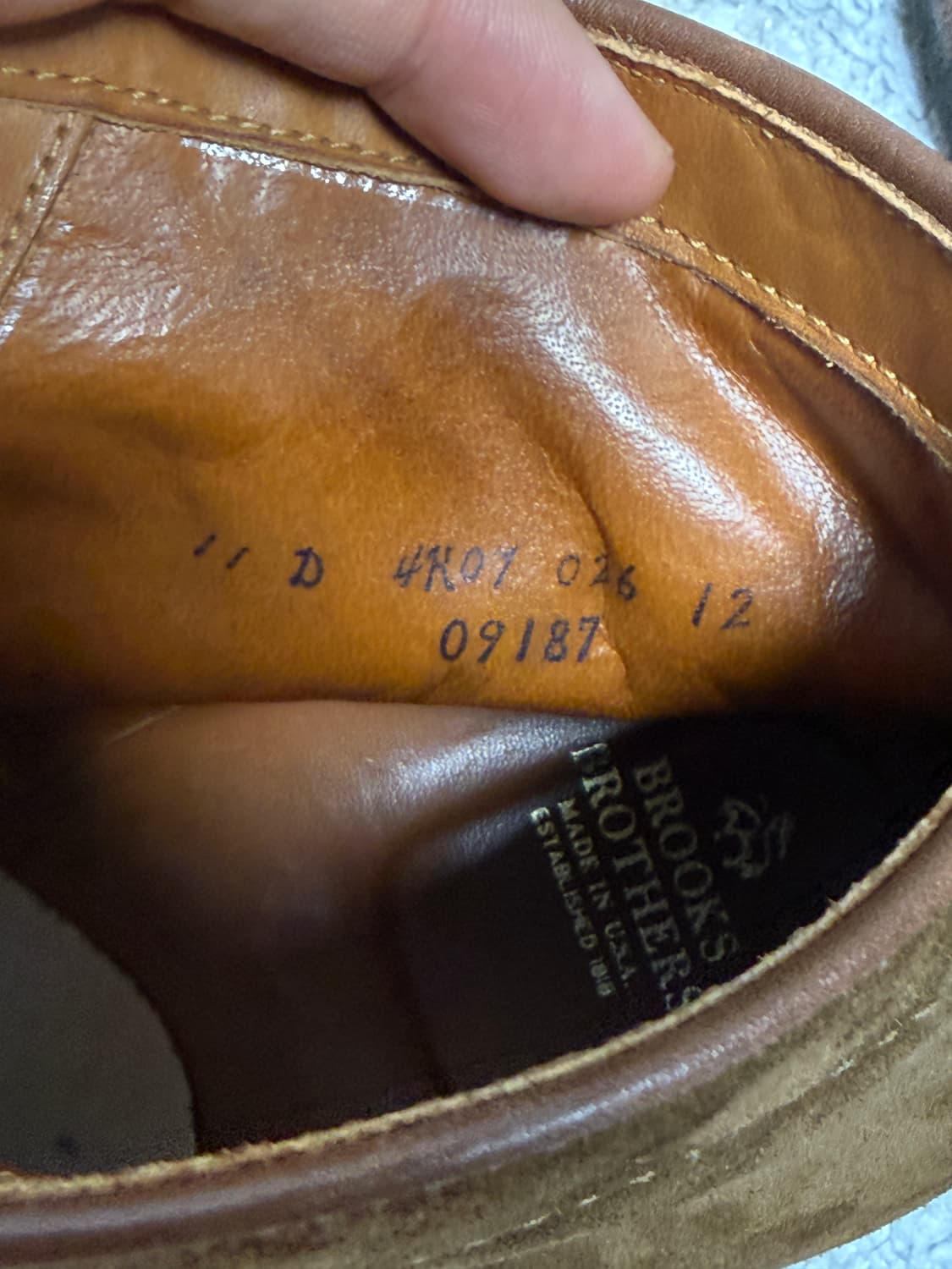 알든 브룩스브라더스 플레인토 스너프 스웨이드 상품이미지7