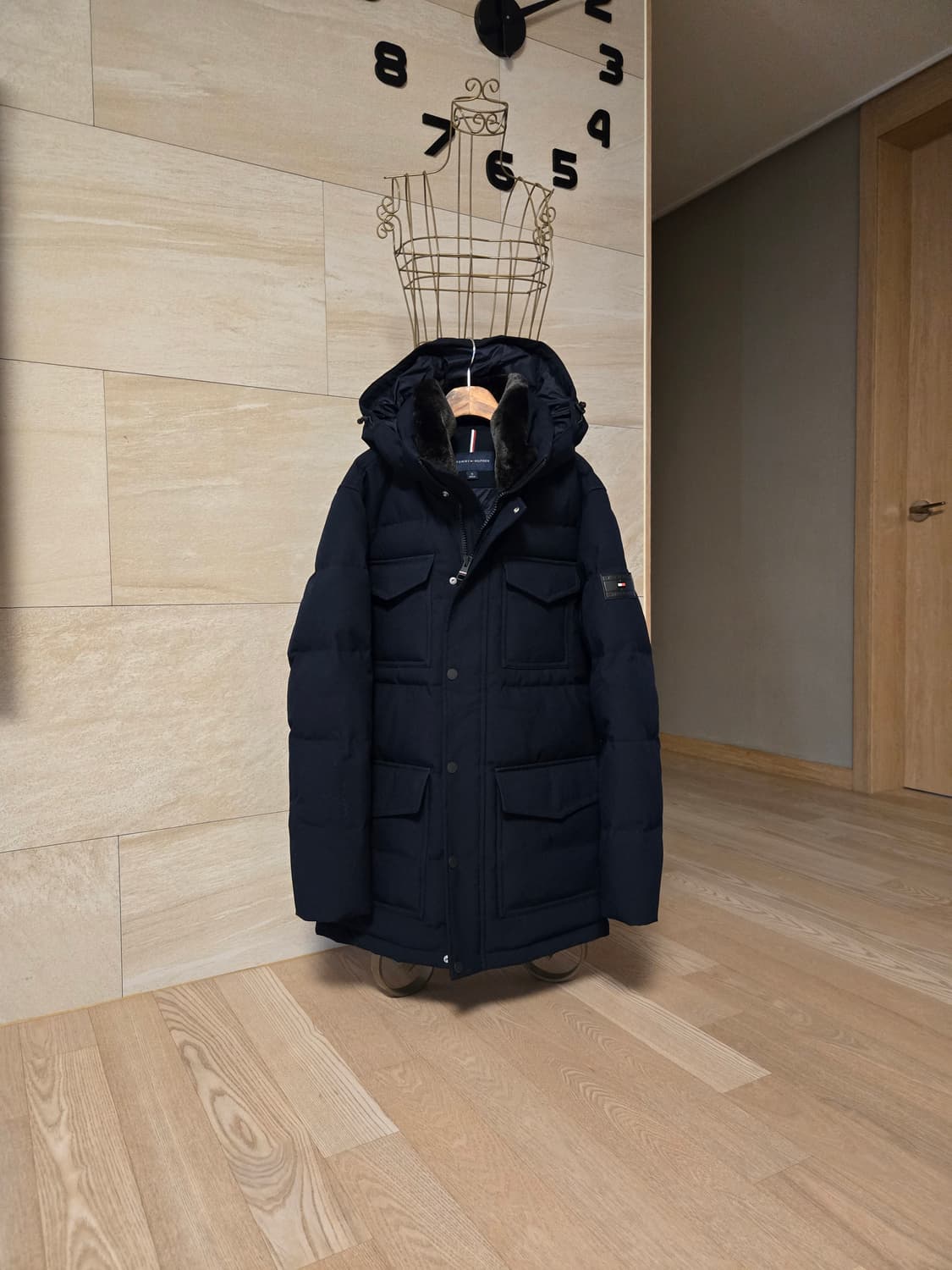 [m/100] 타미힐피거 남성 후드 패딩 상품이미지1