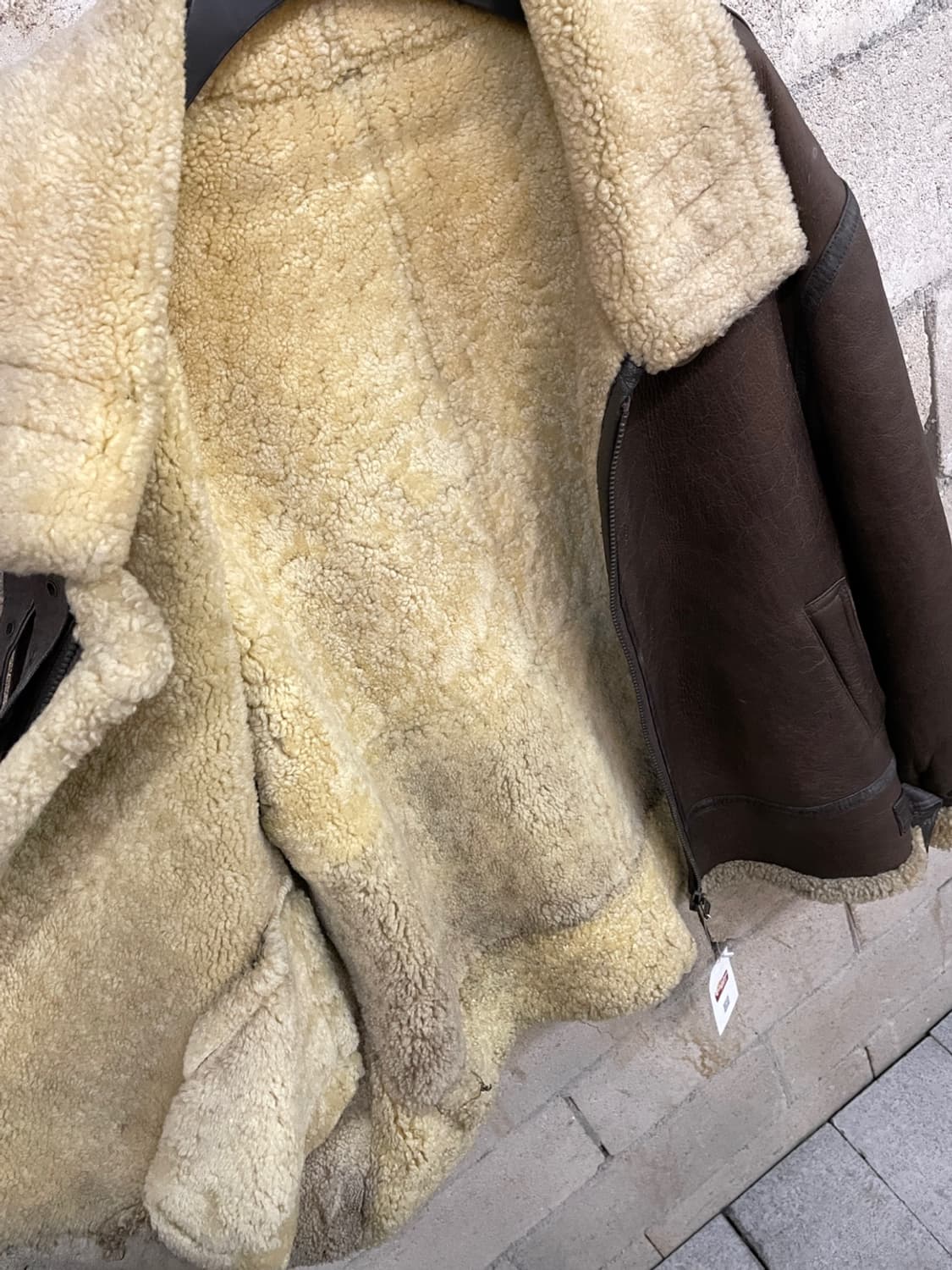 빈티지 B-3 무스탕 가죽 자켓 상품이미지5