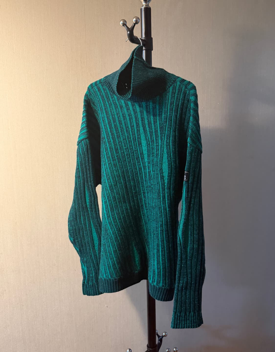 아더에러 플랭크 니트 그린 상품이미지1