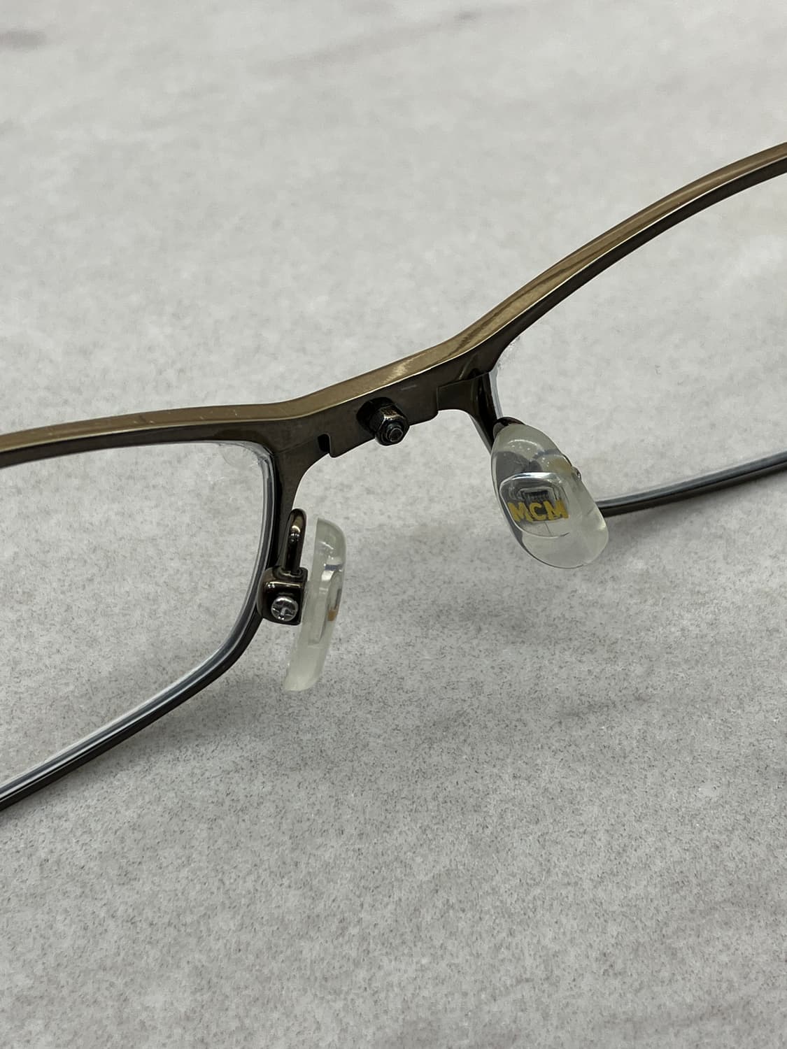 엠씨엠 MCM 엔틱 골드 레오파드 반무테 메탈 안경 상품이미지4