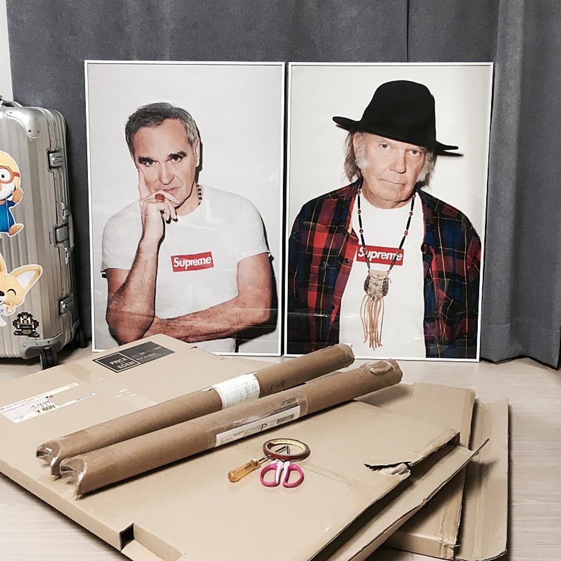 슈프림 닐영 모리세이 정품 포스터 액자 상품이미지1