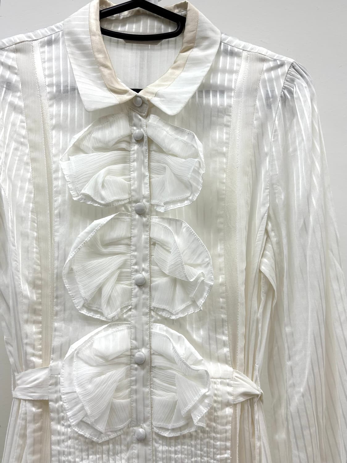 빈티지 화이트 셔츠 원피스 상품이미지6