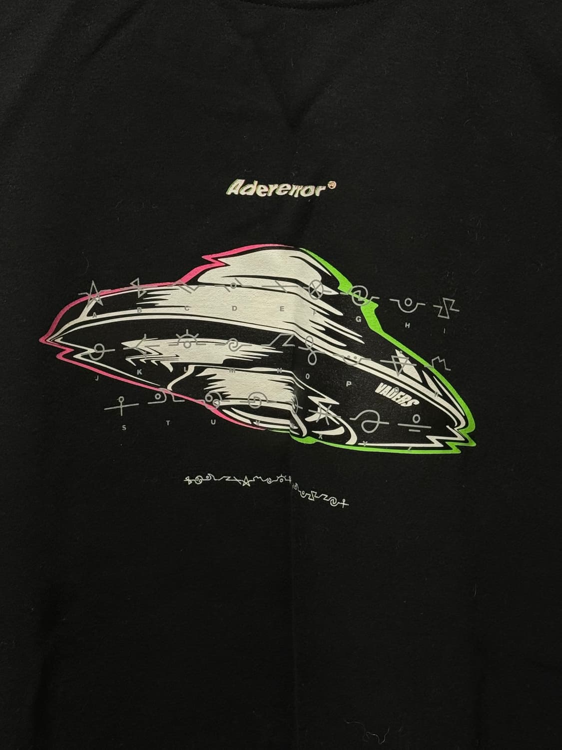 아더에러 오버사이즈 드로잉 롱 슬리브 긴팔티셔츠 블랙 a2사이즈 상품이미지3