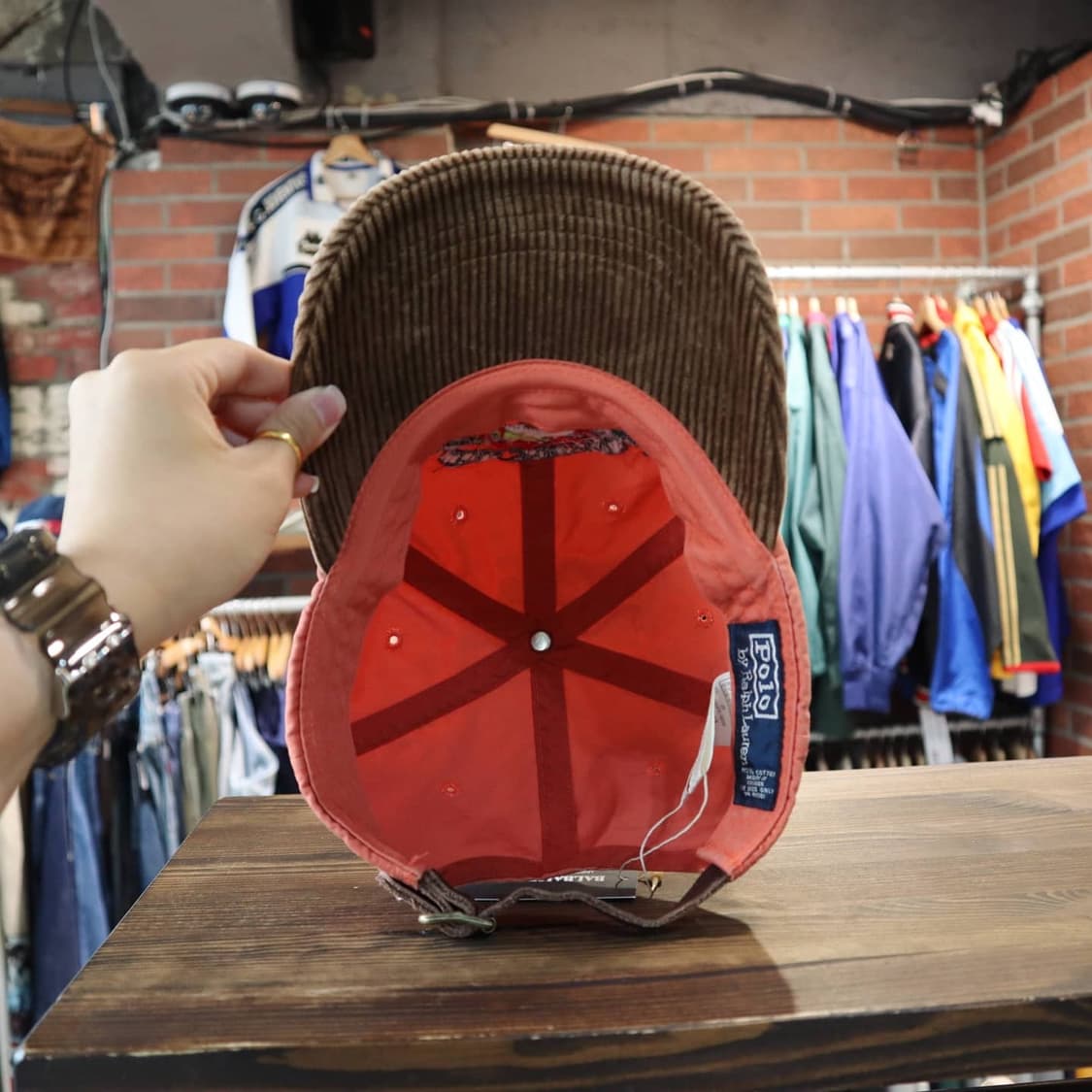 폴로 스포츠맨 코듀로이 볼캡 상품이미지6