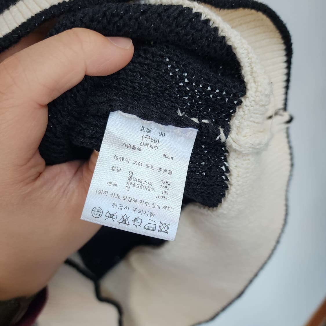 SJ 와니 후드 니트 조끼 블랙 상품이미지5