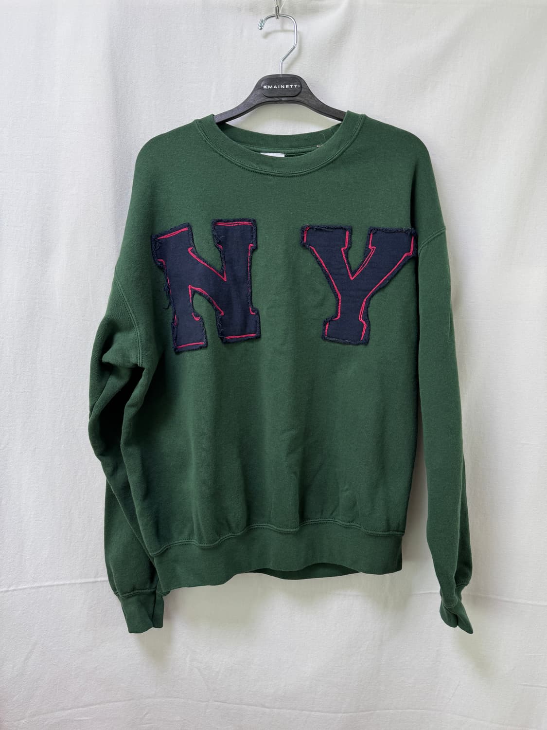 와일드동키 WILD DONKEY 뉴욕 맨투맨 그린 상품이미지1