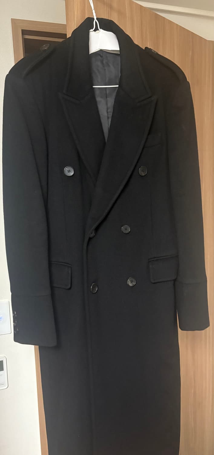 (M) 토니웩 견장 블랙 코트 상품이미지1