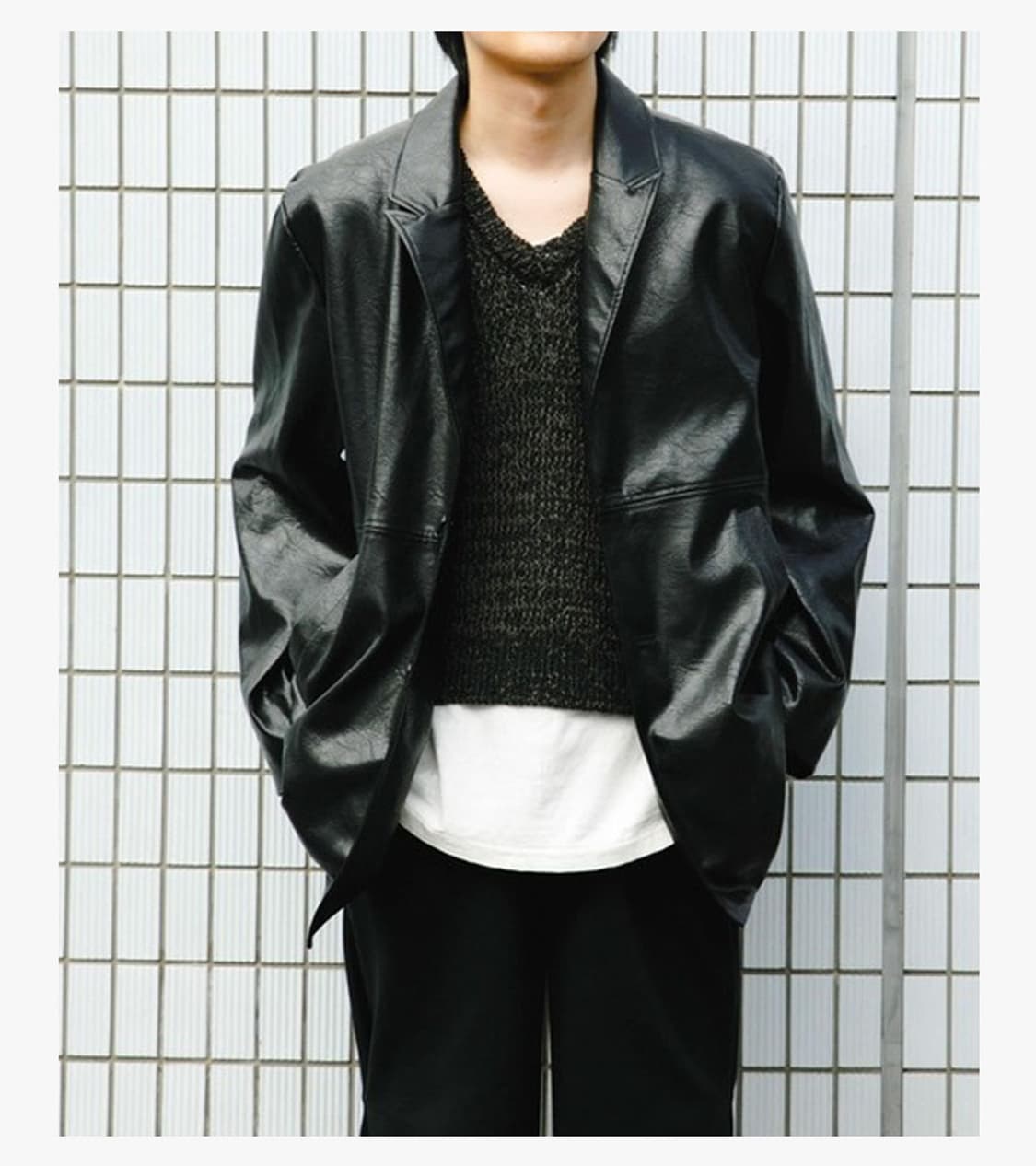 SENSE OF PLACE - LEATHER JACKET 상품이미지2