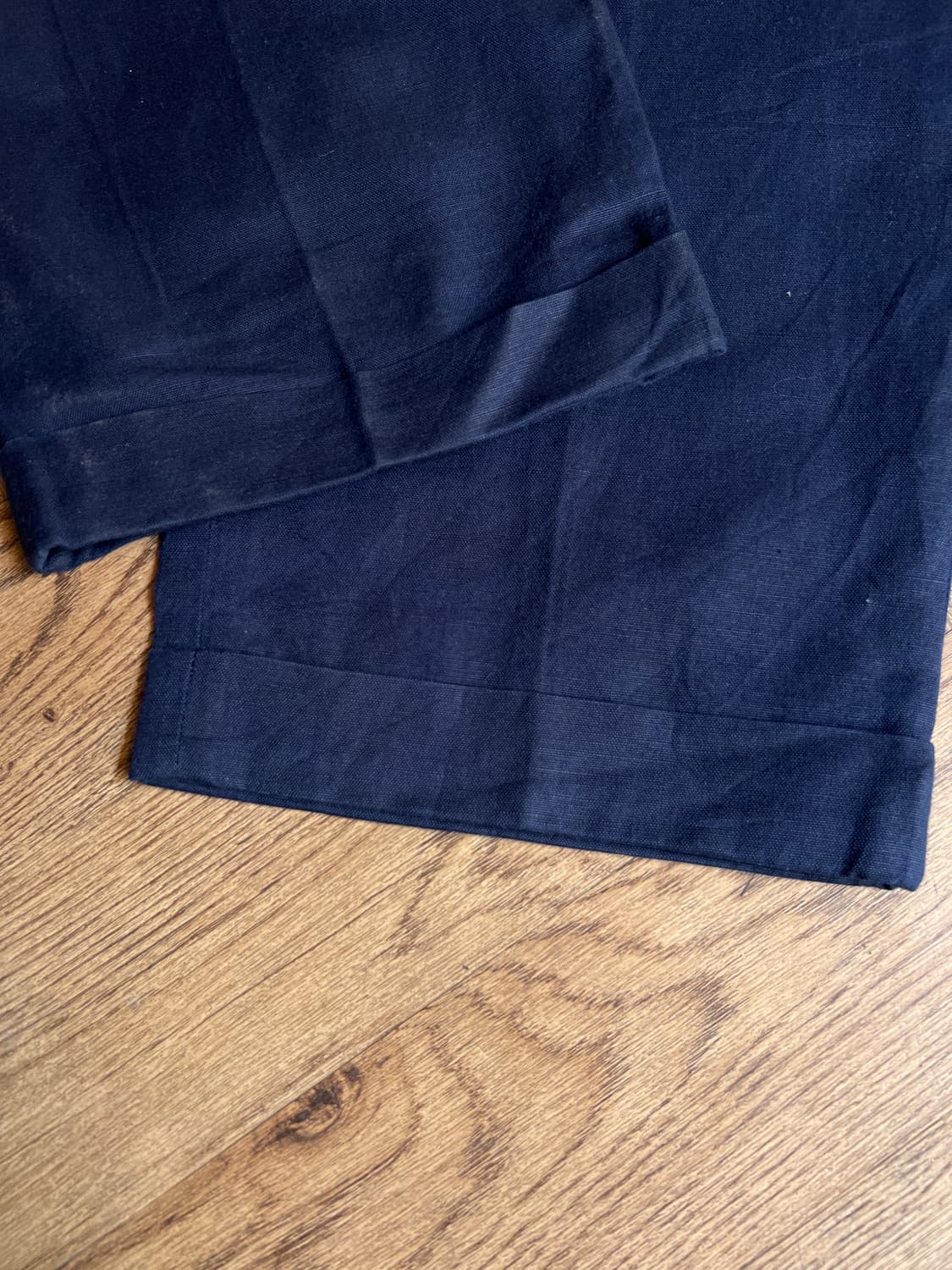 [34]폴로 랄프로렌 네이비 코튼 린넨 치노 팬츠 상품이미지4