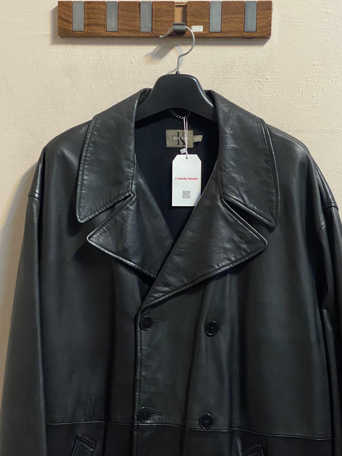 캘빈클라인 가죽 더블 자켓 상품이미지2