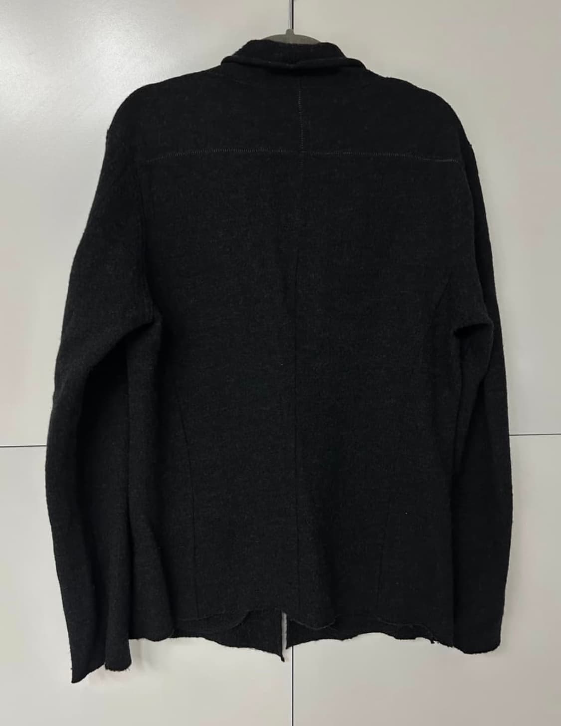 The Viridi Anne 축융 울 숄카라 가디건 상품이미지2