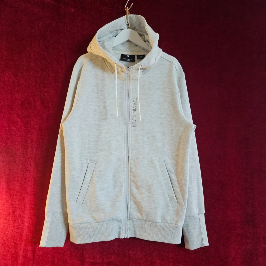 켈빈클라인 레터링 후드집업 L size 상품이미지2