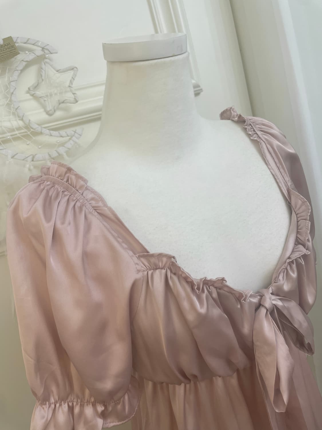 pink lavender satin beautiful opc 상품이미지8