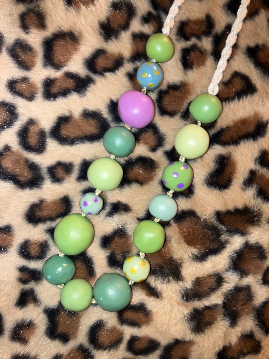 jpn 도트 포인트 방울 목걸이 상품이미지1