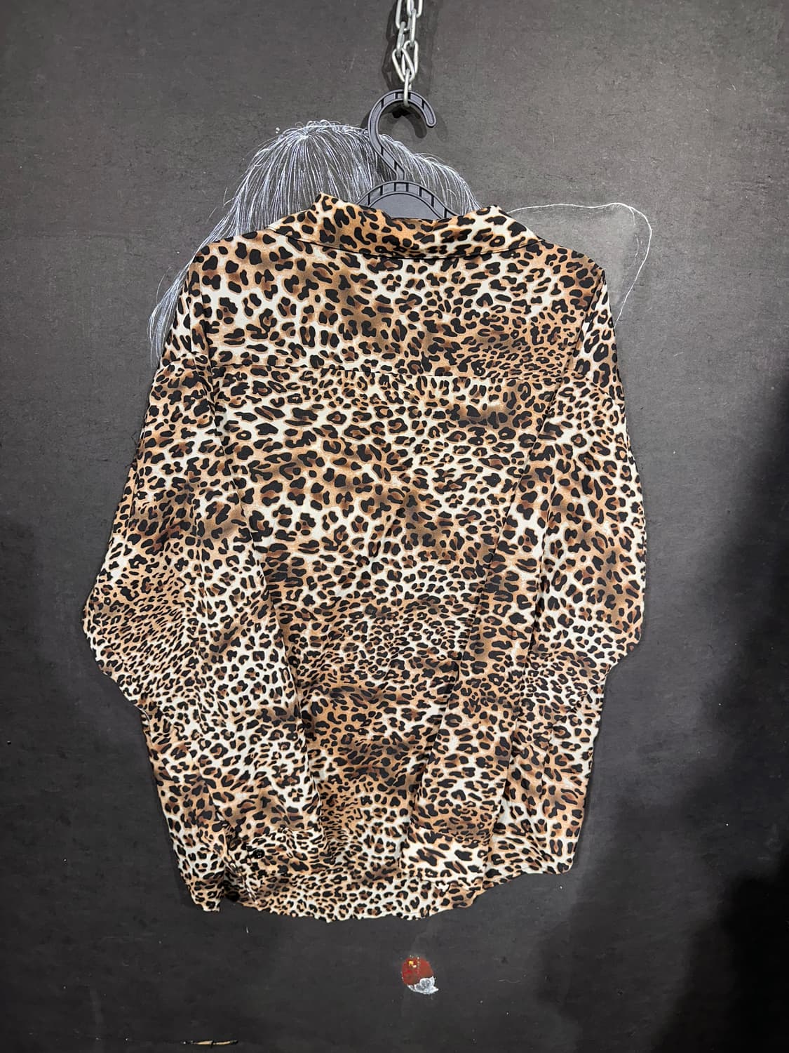 Jpn 일본빈티지 레오파드 호피 오버핏 셔츠 자켓 L  상품이미지9