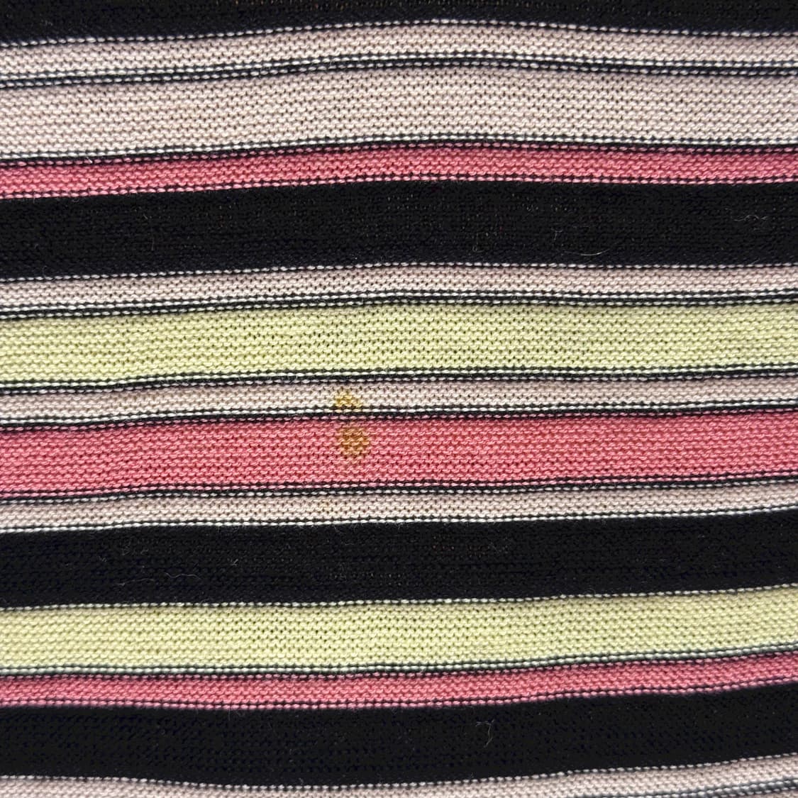 소니아 리키엘 스트라이프 패턴 긴팔 니트 프릴 밑단 디테일 블랙 배색 상품이미지9