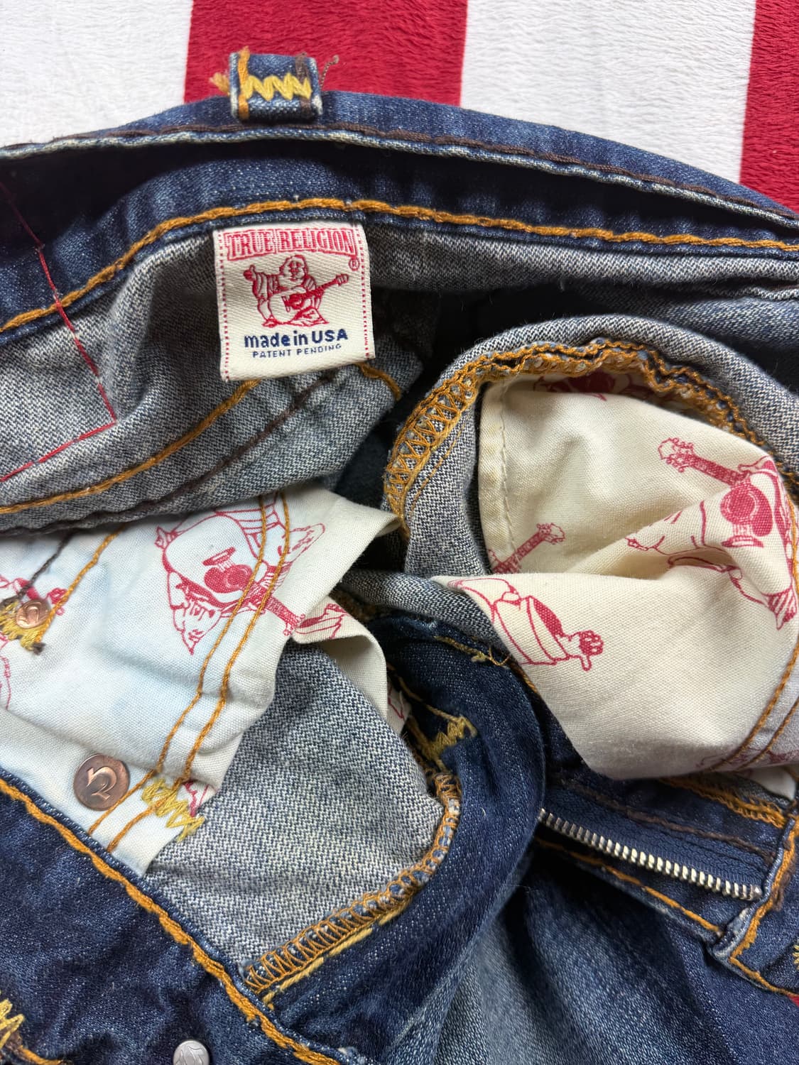 트루릴리전 바비 슈퍼 T 데님 팬츠 (True Religion Bobby 상품이미지6