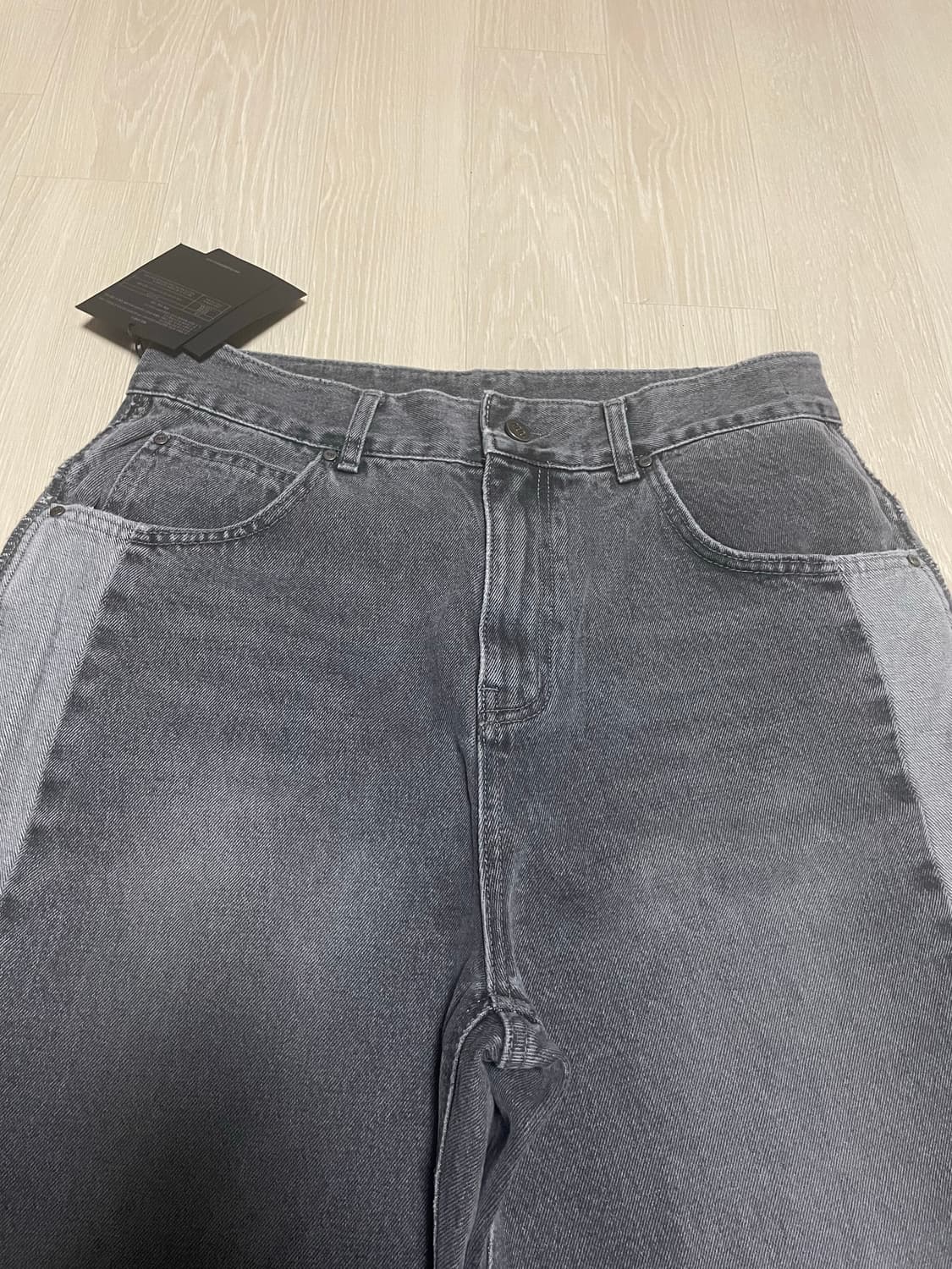 에드 어글리 롱 와이드 데님 상품이미지2