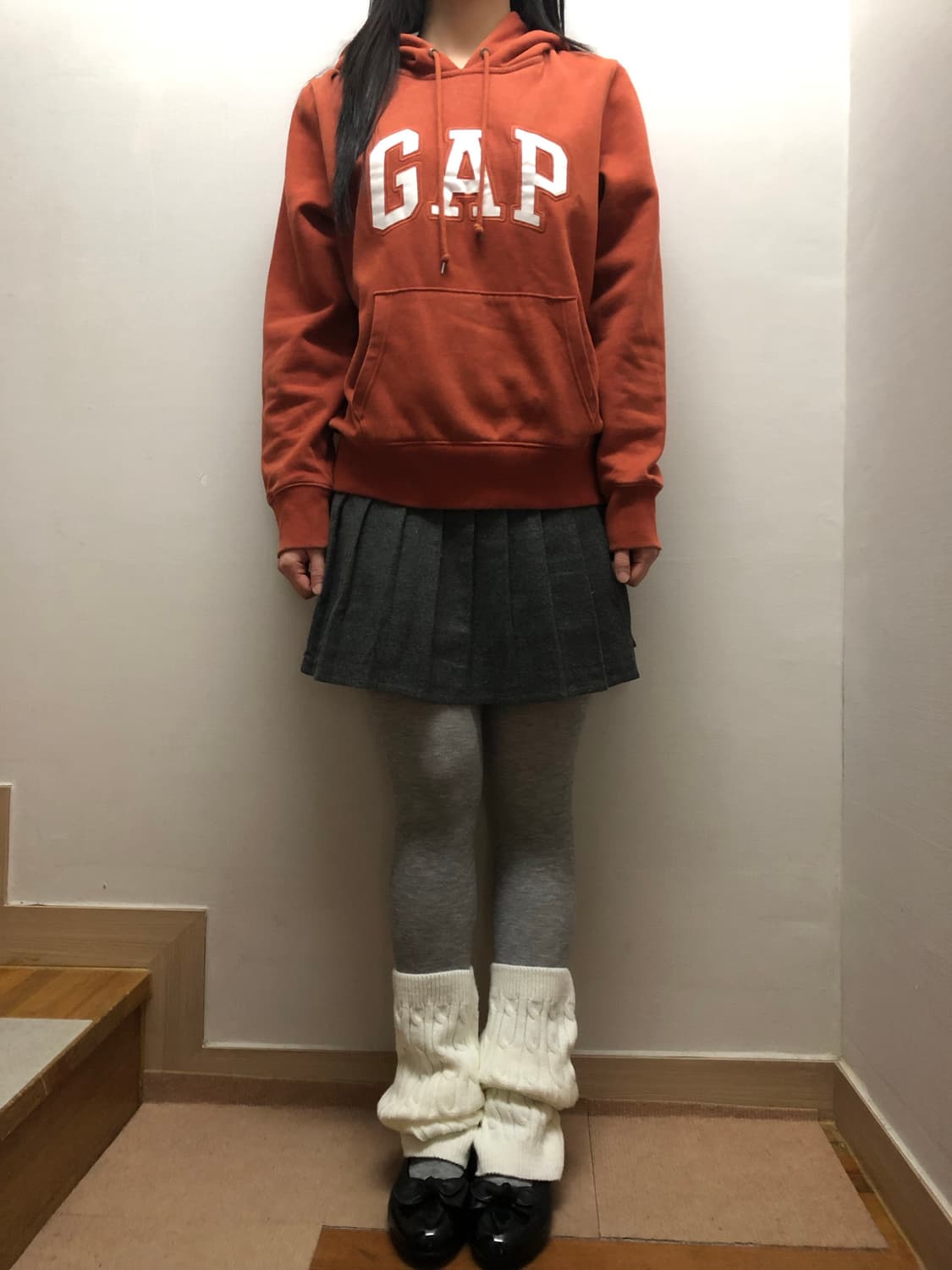 빈티지 갭 오렌지 후디 상품이미지6